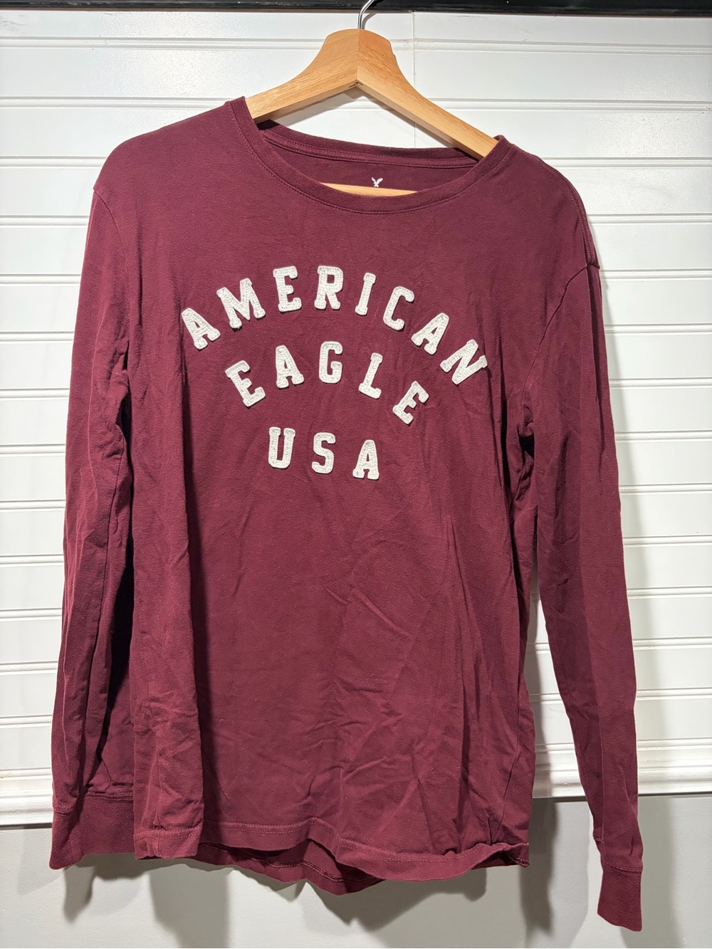 American Eagle Outfitters Active Flex Tee - Maroon